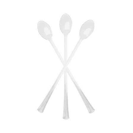 FINELINE SETTINGS Fineline Settings 6511-CL Clear Cocktail Spoon 6511-CL